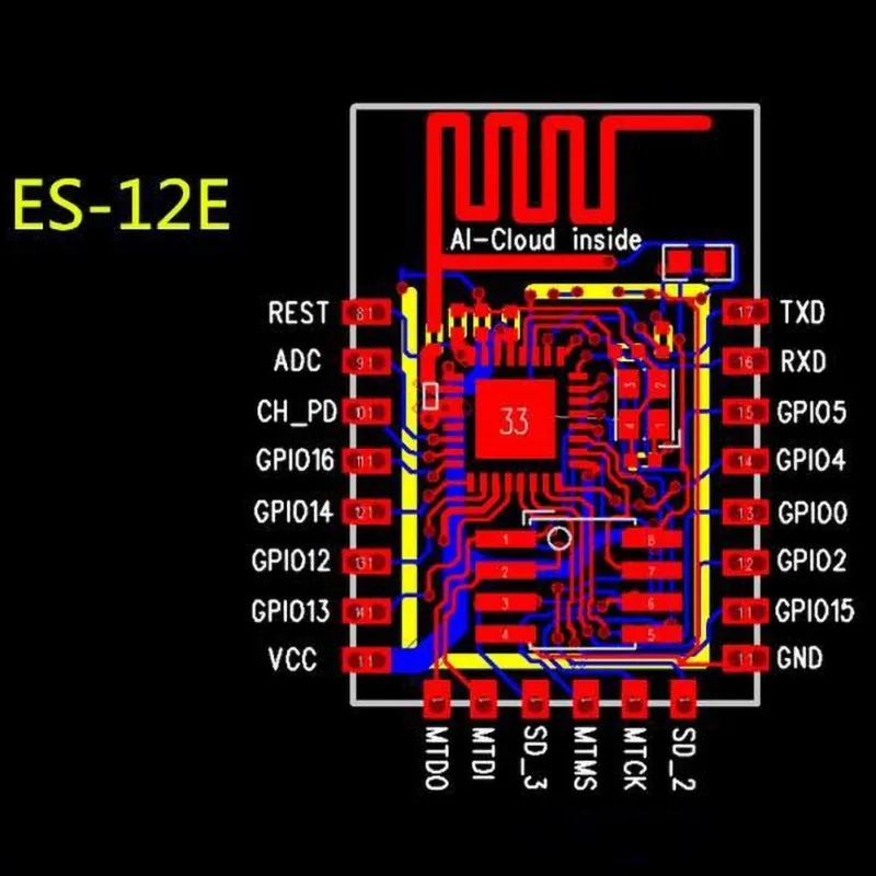 Новый беспроводной трансивер ESP8266 с дистанционным последовательным портом Wi Fi
