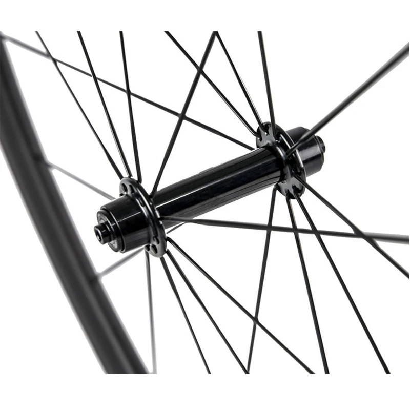 Sale High Performance Road Carbon Fiber Wheelset Clincher 38mm Racing Road Wheels Powerway Hub 1