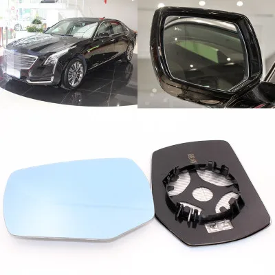 Для Cadillac CT6 большое поле зрения синее зеркало анти Автомобильное зеркало заднего вида нагревание широкоугольный светоотражающий объектив заднего вида