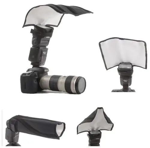 

Flash Diffuser Universal Foldable Flash Reflector Snoot Diffuser Softbox for Canon Nikon Sony Yongnuo Pentax