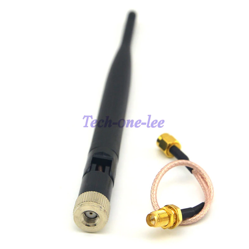 bilder für 2,4 GHz 5dBi 802.11b/g WiFi Antenne Rp-sma-stecker + sma-stecker auf RP sma-buchse Pigtail kabel RG316 15 cm bilder für 2,4 GHz 5dBi 802.11b/g WiFi Antenne Rp-sma-stecker + sma-stecker auf RP sma-buchse Pigtail kabel RG316 15 cm