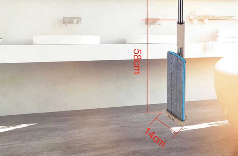 Ручная мойка плоская Швабра сухое и влажное двойное использование может поворачиваться спрей ткань домашняя Большая замена ткань самосжимающаяся тяга ленивая Швабра