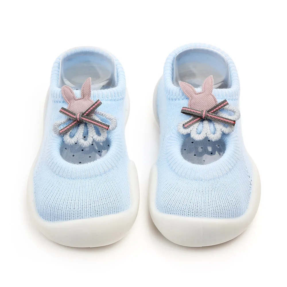 Детские носки глубокая дышащая обувь резиновые подошвы носки для новорожденных весна лето носки-тапочки противоскользящая обувь носки с мягкой подошвой