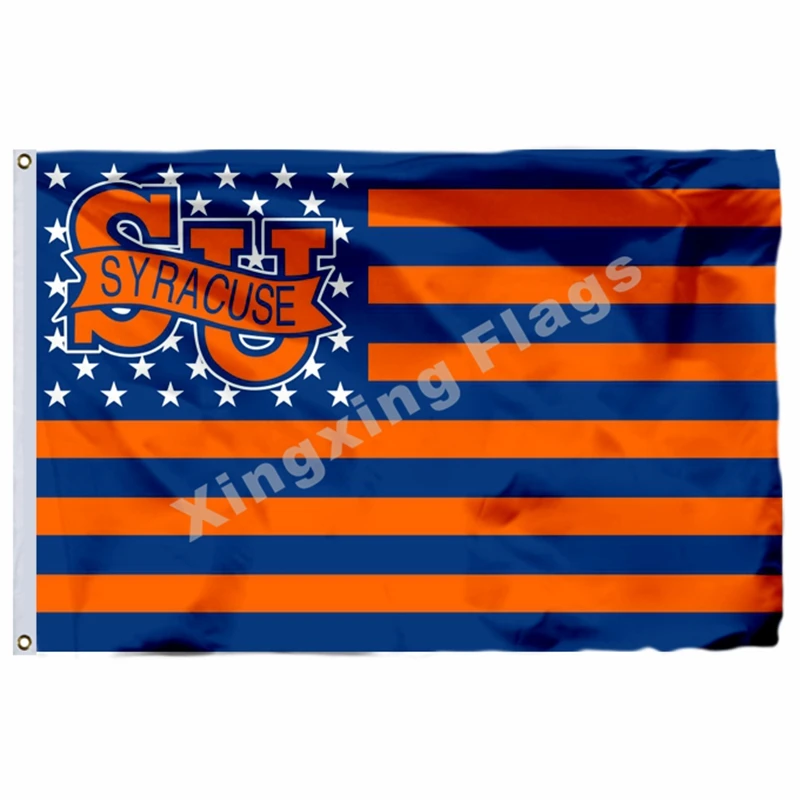 Syracuse Orangemen Nation Flag 3ft X 5ft Polyester NCAA Banner Flying