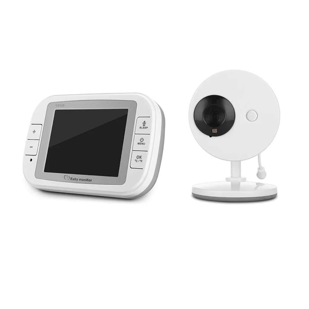 

Wireless Baby Monitor 3.5'' TFT LCD Night Vision 2-way Audio Baby Camera Video Babysitter Temperature Humidity detection