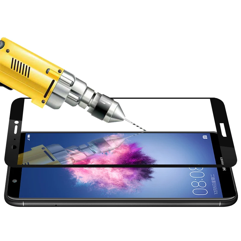 Полный охват для huawei Y7 2018/Y7 премьер Pro чехол UltraThin Стекло Экран Защитная пленка