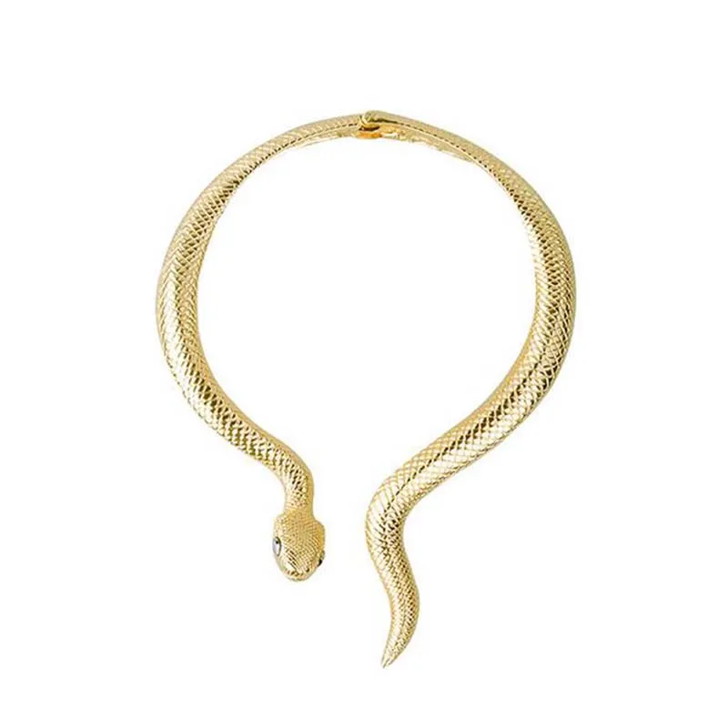 Новая мода ожерелье-змейка ювелирные изделия, Гибкая Змея колье ожерелье