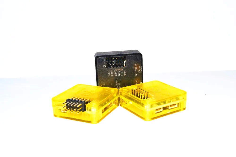 3 стиля CC3D Openpilot Контроллер полета сторона/прямой контактный cc3d32 бит процессор с черный/желтый чехол для квадрокоптера