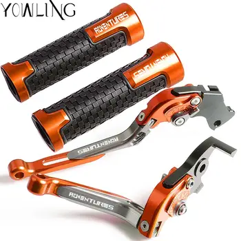 

Motorcycle Adjustable Folding Extendable Brake Clutch Levers Handlebar Hand Grips Set FOR KTM 390 Adventure 2019-2020
