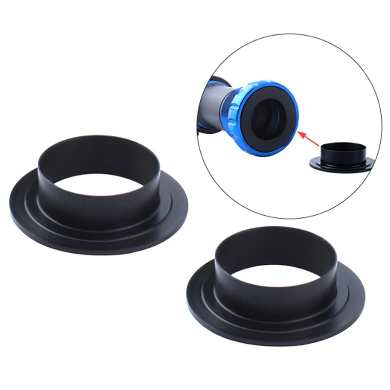 2Pcs Mountain Bike Fixed Gear Road Bike BB Threaded Shaft Press-In Bearing Protection Cover Dustproof 24mm Inner Diameter