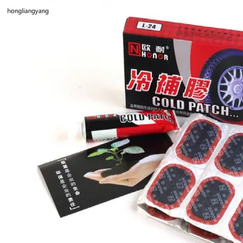 

2.5*3.8cm Portable tubeless tire repair kit tire changer tyre repair for motorcycle motorbike scooter With glue 48pcs/lot