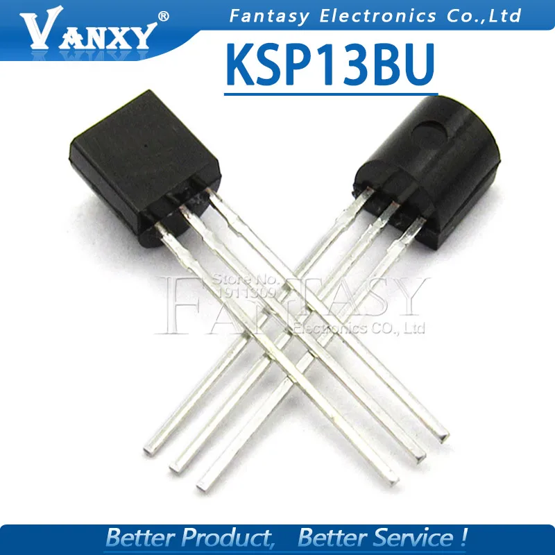 20pcs KSP13 TO92 KSP13BU TO 92 Darlington transistor Transistor line