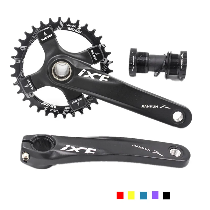 

IXF BCD104mm CNC bike crankset MTB bike crank with Bottom Bracket Mountain Bicycle Crank mountain bike parts