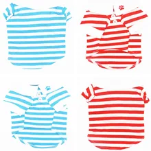 4 размера, 2 цвета, новая летняя футболка для щенка, маленькая собака, кошка, одежда для домашних животных, жилет, футболка, одежда для собак, новая одежда для собак