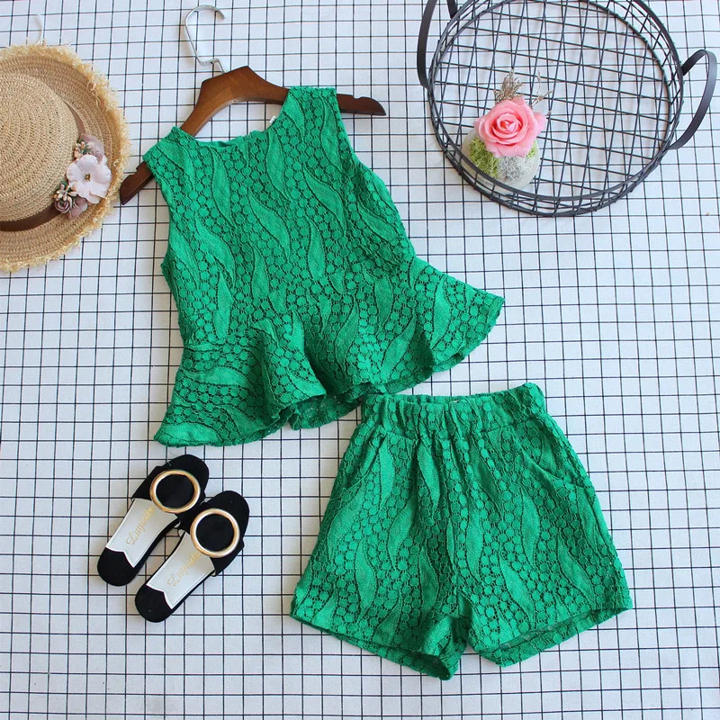Sodawn для девочек Костюмы Комплект Одежда для маленьких девочек новые летние полосатые дизайнерские топы+штаны, комплект из 2 вещей детская одежда; одежда для малышей