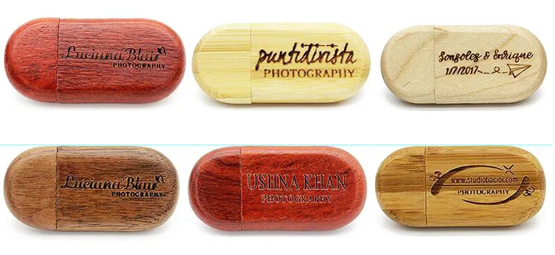 JASTER (OVER 1 PCS free LOGO) Wooden USB + Box  Flash Drive Pendrive 4gb 8gb 16gb 32gb 64gb 128gb Memory Stick Photography Gifts usb drive