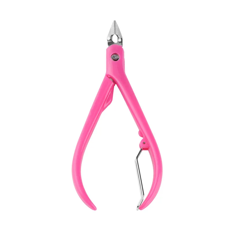 

5pcs/lot Colorful Stainless Steel Nail Cuticle Scissors Manicure Pedicure Tools kits Double Fork Dead Skin Scissor