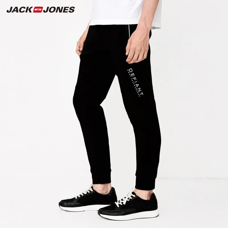 Jack Jones мужские осенние печатные космические хлопковые повседневные брюки C | 218314534