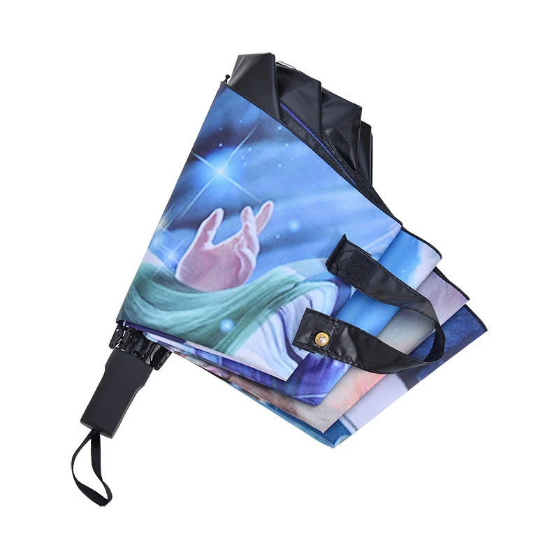 YADA Creative 12 Constellation Pattern Folding Rainy Umbrella Anti-UV Rainproof Sun Protection Parasol Umbrellas Female YS015