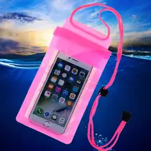 Strong 3 Layer Sealing Waterproof Smart Phone Pouch Bag for Water Sport For iPhone Pocket Case Swimming Diving Bag with Strap