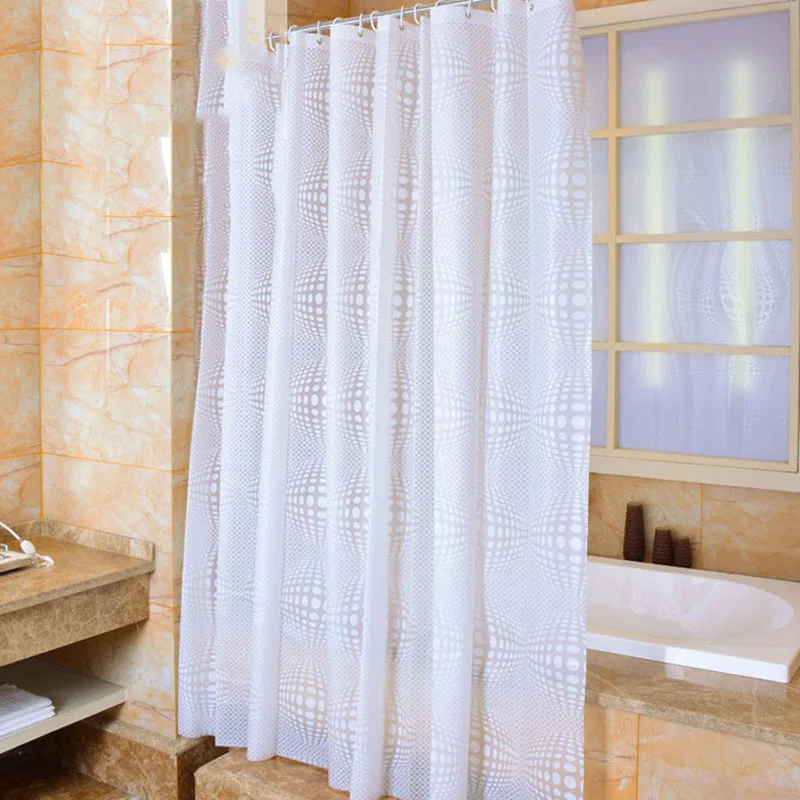 2017 Peva Waterproof Shower Curtains Bathroom White Simple Design 2017 Peva Waterproof Shower Curtains Bathroom White Simple Design 12 C Hooks Protection Le Pattern Hot Various Size In From Home