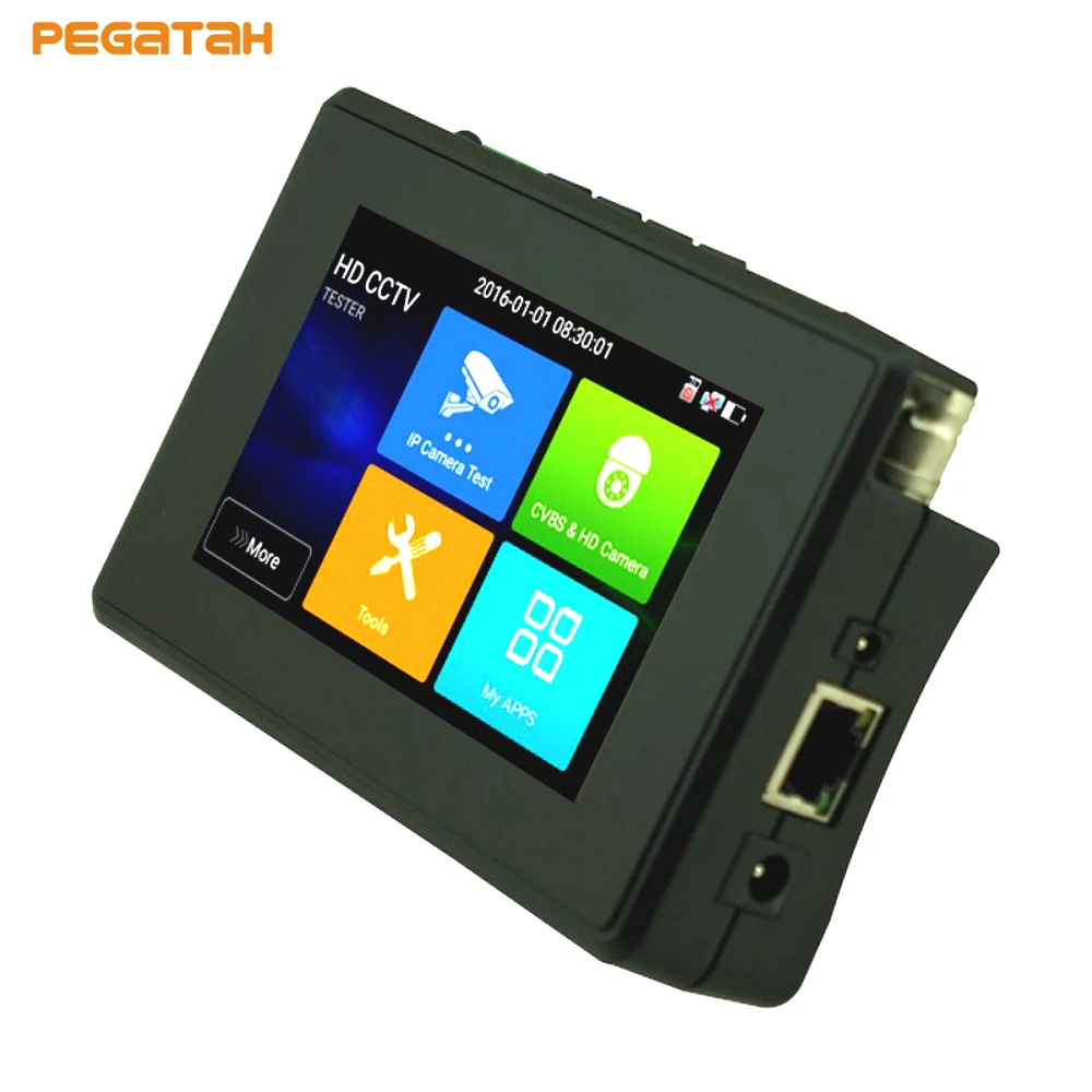 4 inch 5 in 1 IP Camera tester AHD TVI CVI 4K H.265 IP CVBS CCTV Camera