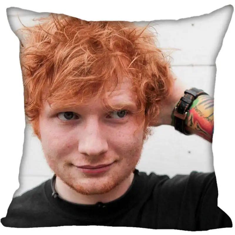 Новые Заказные Ed Sheeran квадратные Наволочки на молнии наволочки на заказ DIY индивидуальный подарок квадратный, с молнией бросок наволочка 40x40 см