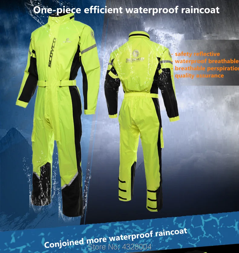 Scoyco RC03 водонепроницаемый мотоциклетная куртка брюки светоотражающий плащ наборы мотокросса Открытый Спортивная одежда дождевик