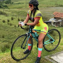Pro команда триатлонный костюм женский Велоспорт шерстяной облегающий костюм комбинезон Велосипедное трико Ropa ciclismo набор розовый гель pad