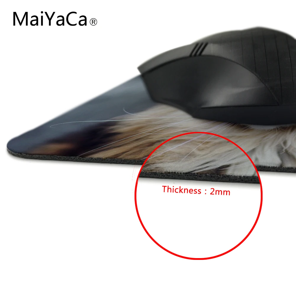 MaiYaCa Кот мейн кун горячая распродажа 18*22 см и 25*29 Коврик для мыши Удобные коврики