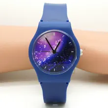 Уиллис водонепроницаемые часы унисекс Для женщин Для мужчин Звездное фиолетовый пространство детские часы маленькая Звездные наручные часы особый подарок на день рождения 10 видов цветов Y15