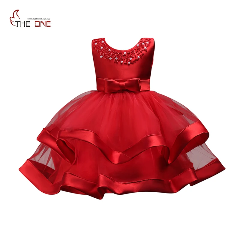 Цена MUABABY свадебное платье для девочек, летнее вечернее платье принцессы, детское платье без рукавов, Сетчатое бальное платье, Рождественский Ко...