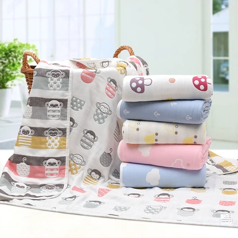 

Newborn Cotton Baby Swadding Blanket Muslin Super Soft Baby Wrap Bedding Infand Baby Boy Girl Swaddles Baby Wrap Decor 110*110cm