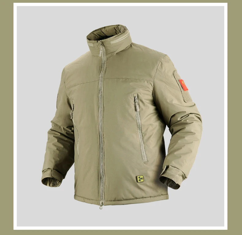 Refire gear тактическая теплая пуховая хлопковая стеганая военная куртка мужская зимняя водонепроницаемая армейская куртка супер тепловая портативная парка пальто