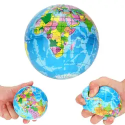 Стресса мира Географические карты пены мяч Atlas Глобусы palm мяч Планета Земля Dropship мяч y822