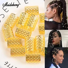 5*2,4 мм большие металлические кольца для косичек, заколки, аксессуары для дредов, гальваническое покрытие, Золотое серебро, модное украшение для прически