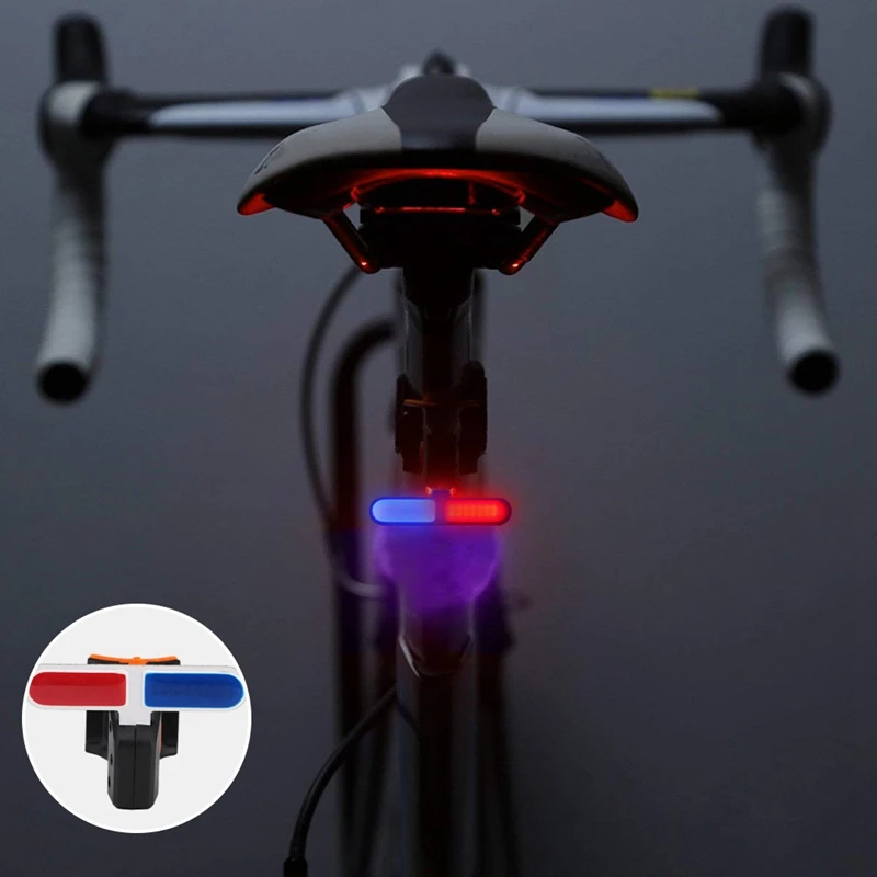 Sale Bicycle Tail Light Usb Charging Mountain Bike Lights Night Riding Led Road Bike Riding Lights Lights Equipment Accessories 5