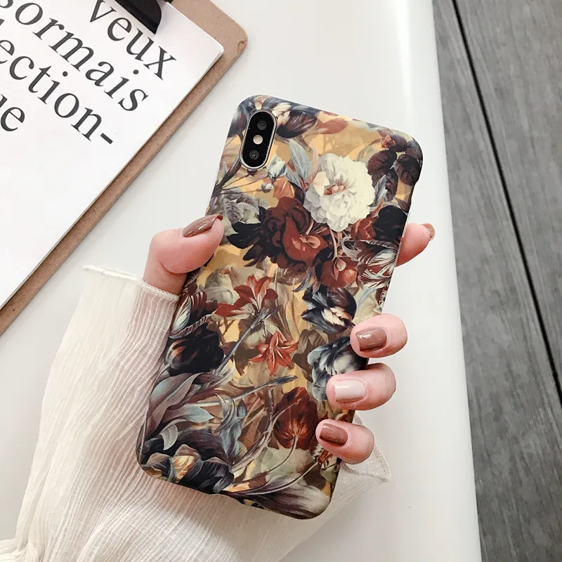 Vintage Floral Phone Case for iPhone