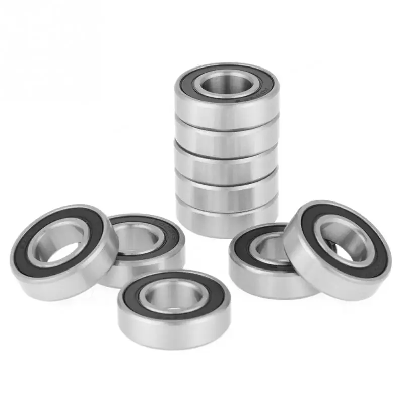 10pcs /set 6002RS Ball Bearings RS Bearing Rubber Sealed Deep Groove Ball Bearing 15 x 32 x 9mm