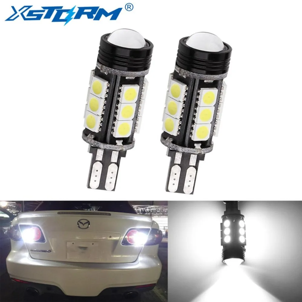 Светодиодные лампы W16W Canbus T15 2 шт. для заднего хода 921 912 5050 SMD COB 12 В 6000 К|Сигнальная