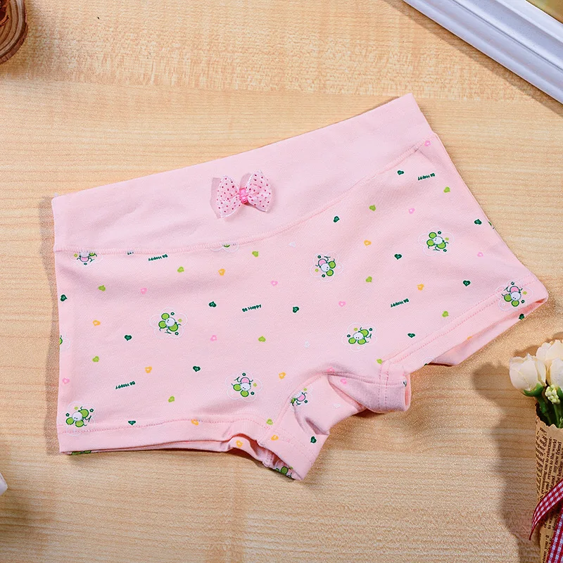 Interior da Criança Cuecas de Algodão Conjunto para Meninas Pacote Meninas Boxer Breve Roupa Pouco Hipster Boyshort Crianças Tamanho 2-12 Anos 5 6 Mamãe e Bebê