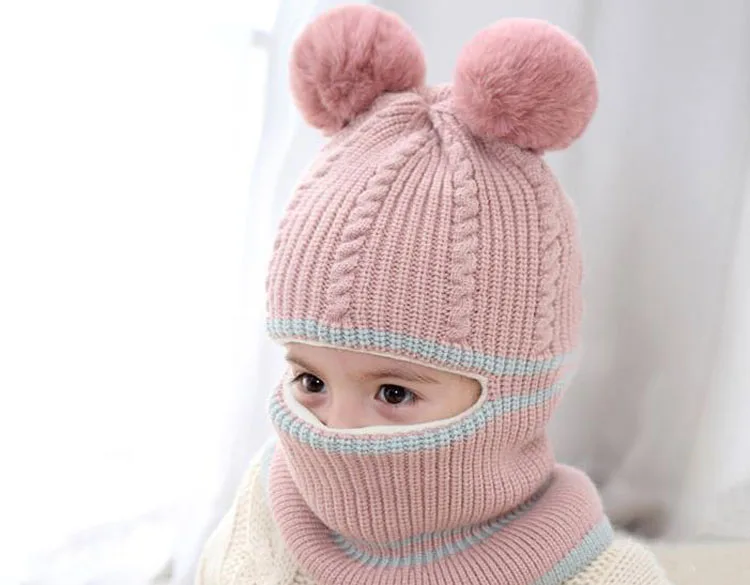 winter baby hat and scarf