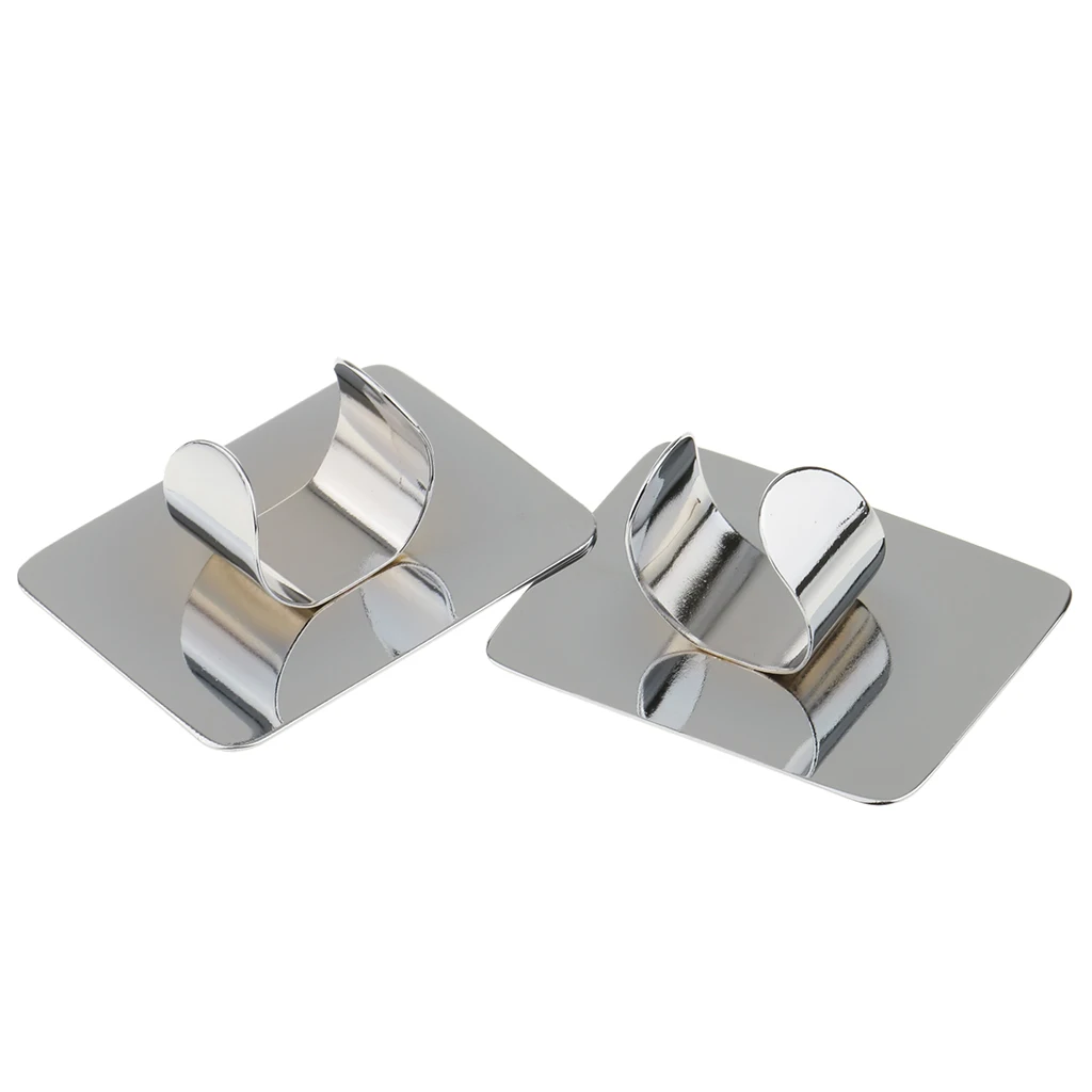 2pcs Nail Art Palette Ring Stainless Steel Pallet Professional Nail DIY Art Design Paint Color Mixing Palette Metal Tool