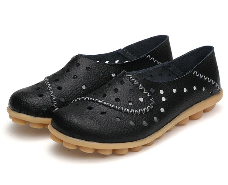 AH 1768 Fashion Hollows Summer Flats Shoes Women-8