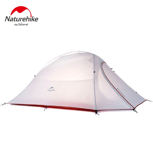 Cheap Naturehike New 2 Person Tent Lightweight Double Tents Outdoor Mountaineering Camping Tents Double-layer Camping Tent
