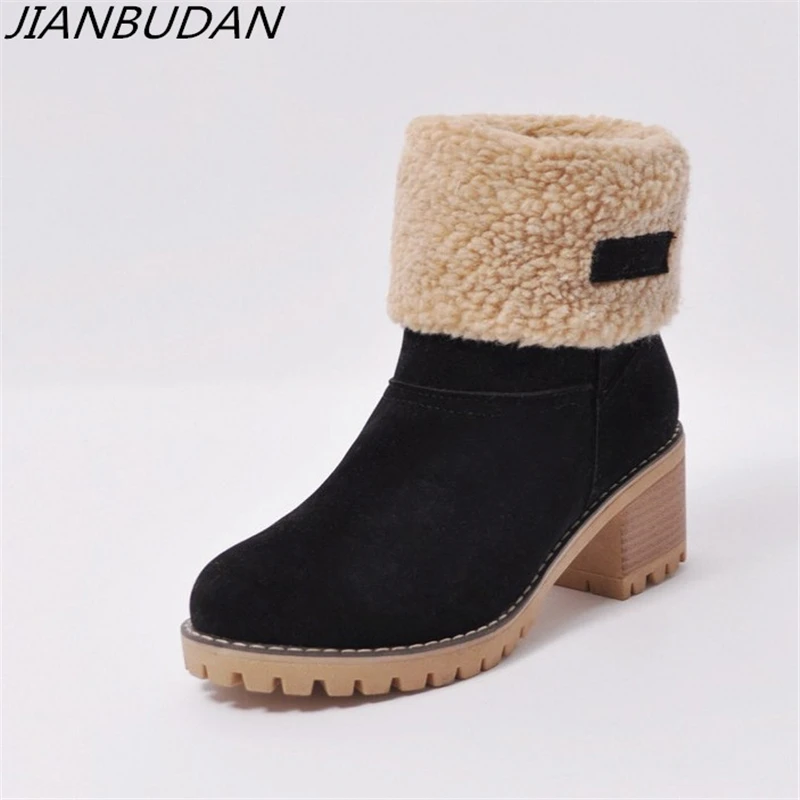 Buy JIANBUDAN/Winter non slip warm women's cotton