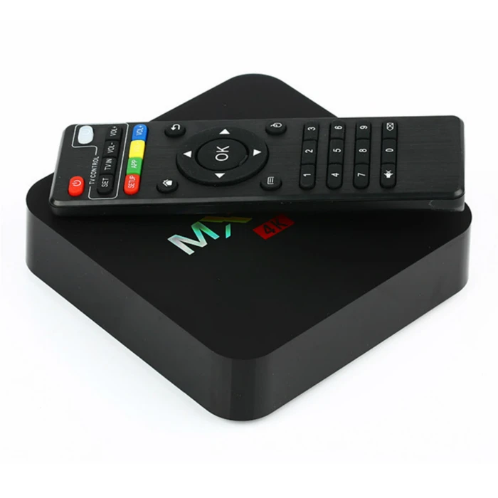 T tv BOX MX Pro 4K Android tv Box IP tv Android 7,1 OS 1GB 8GB RK3229 4K 2,4 GHz wifi четырехъядерный Smart tv Box медиаплеер