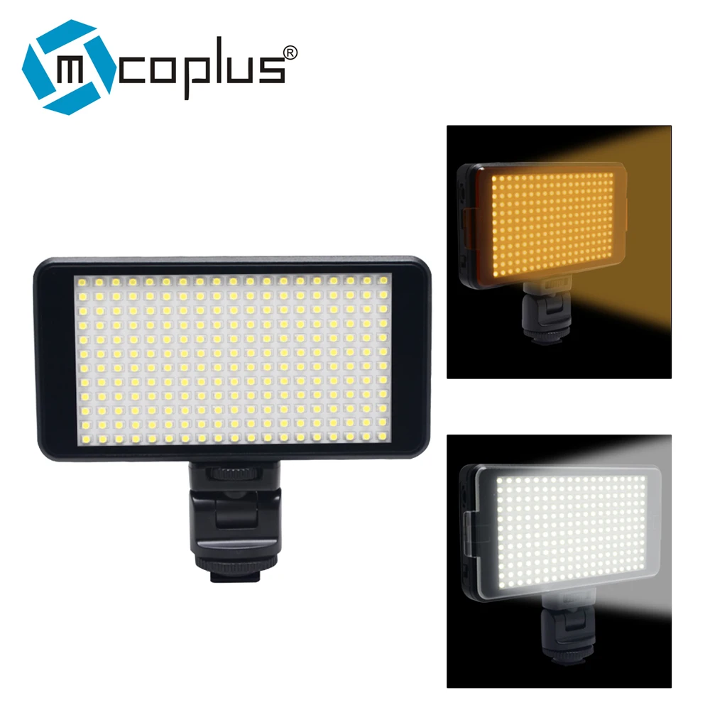 Mcoplus LED 228 LED Video Licht 22 W 2500 Lux Draagbare Verlichting