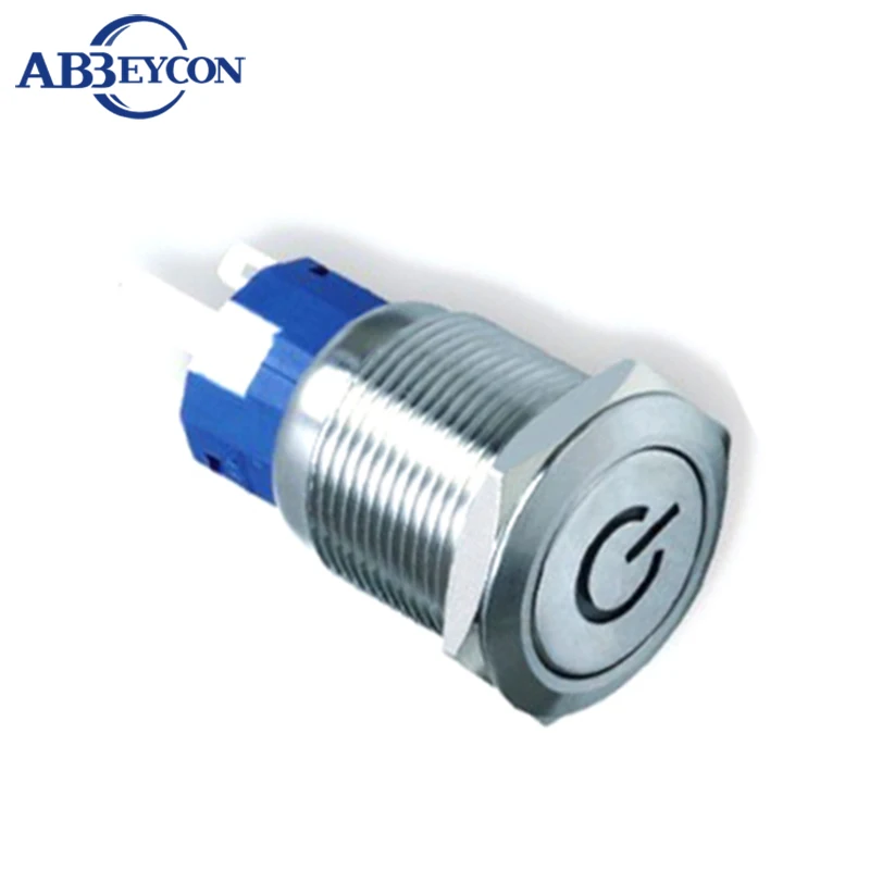 

ABBEYCON 19mm led light indicators led indicator waterproof power pilot lamp
