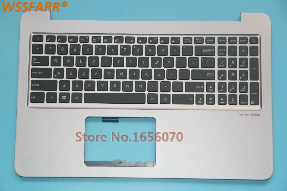 Оригинальный 95% Новый ноутбук клавиатура для Asus UX510U UX510 V510UX V510UX7200 с Palmrest US макет |